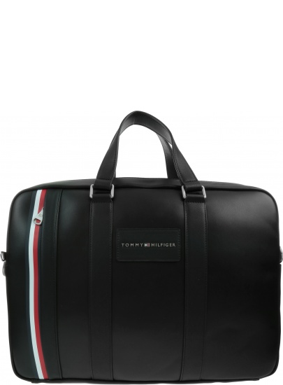 Torba na laptopa TOMMY HILFIGER Th Metropolitan Computer Bag AM0AM06294 BLK