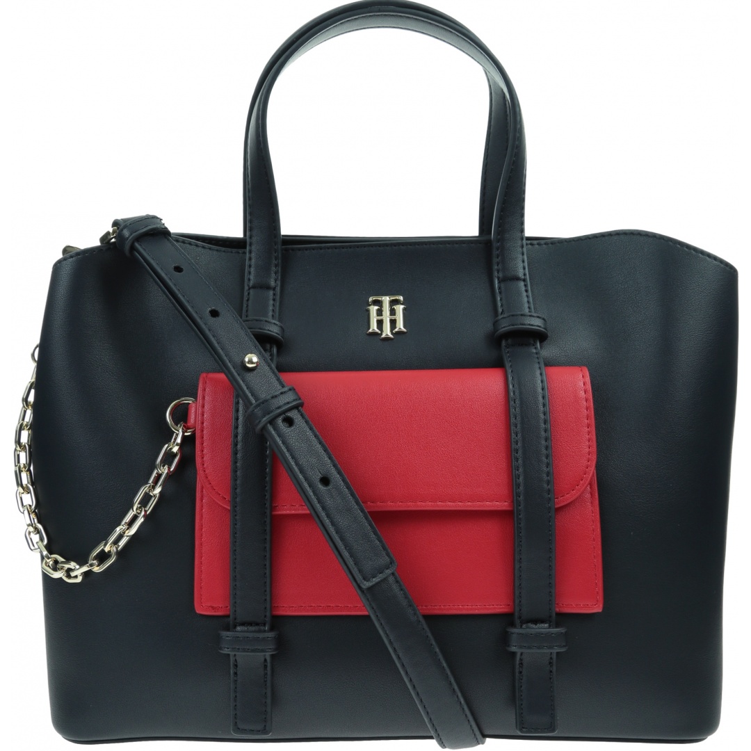 Torebka TOMMY HILFIGER Th Seasonal Satchel AW0AW08820 CJM