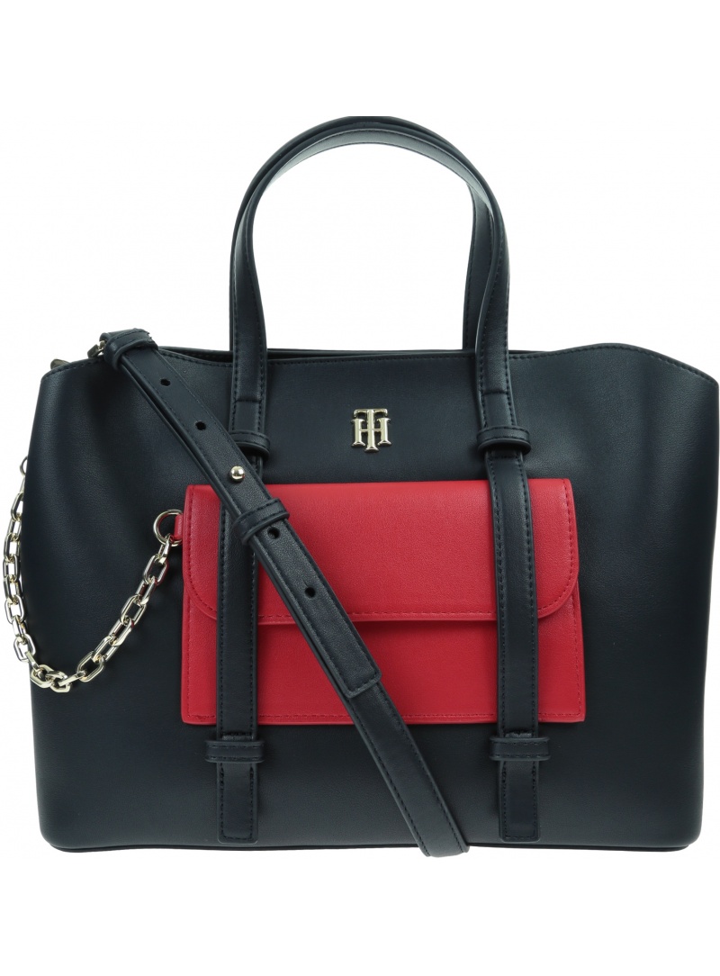 Torebka TOMMY HILFIGER Th Seasonal Satchel AW0AW08820 CJM