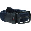 Elastyczny Granatowy Pasek TOMMY HILFIGER Dentone Elastic 3.5 AM0AM06615