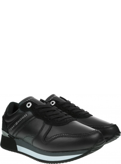 Sneakersy TOMMY HILFIGER Corporate Feminine City Sneaker FW0FW05233 Black