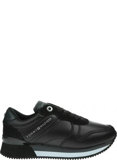 Sneakersy TOMMY HILFIGER Corporate Feminine City Sneaker FW0FW05233 Black