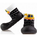 Czarne Kapcie Domowe ATTIPAS TWO STYLE BLACK 3