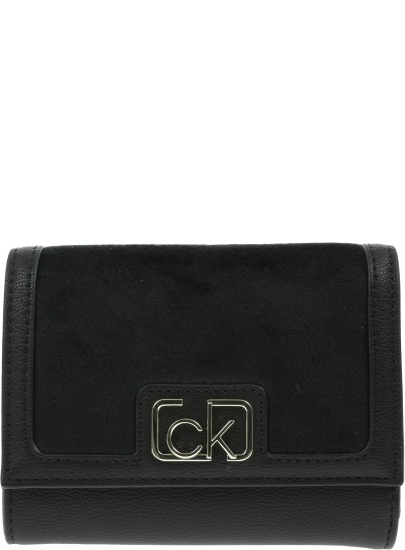 Portfel Damski CALVIN KLEIN Trifold Wallet K60K607431 BAX
