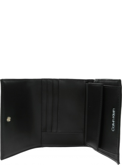 Portfel Damski CALVIN KLEIN Trifold Wallet K60K607431 BAX