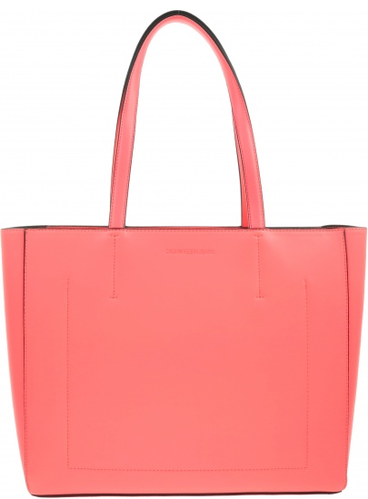 Neonowa Torebka CALVIN KLEIN Shopper 29 K60K607200 PNK