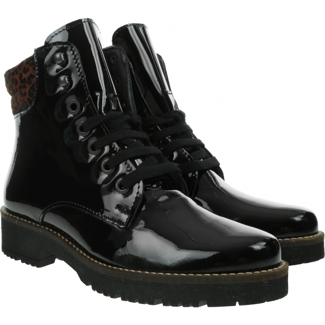 Lakierowane Botki Glany PITILLOS T6424 Negro