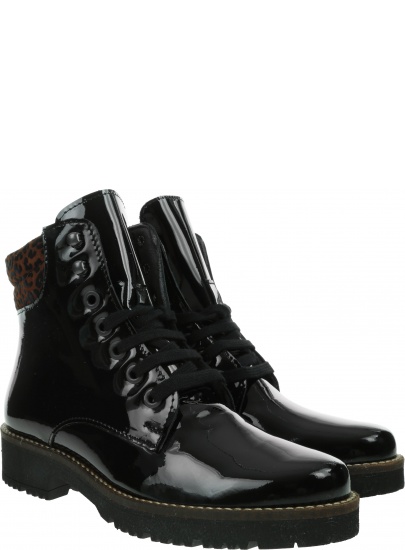 Lakierowane Botki Glany PITILLOS T6424 Negro