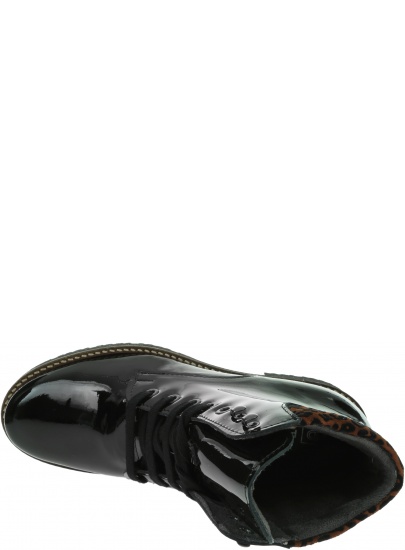 Lakierowane Botki Glany PITILLOS T6424 Negro
