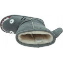 Szare Kozaczki z Rekinem Buty EMU AUSTRALIA Shark Putty K10589