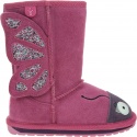 Różowe Kozaczki z Motylkiem Buty EMU AUSTRALIA Butterfly Deep Pink K12339