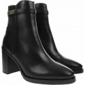 Botki TOMMY HILFIGER Block Branding High Hell Boot FW0FW05153 Black