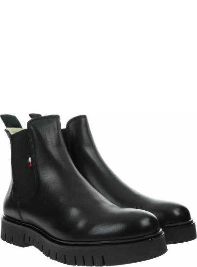 Ocieplane Sztyblety TOMMY JEANS Warm Lined Chelsea Boot EN0EN01166 BDS