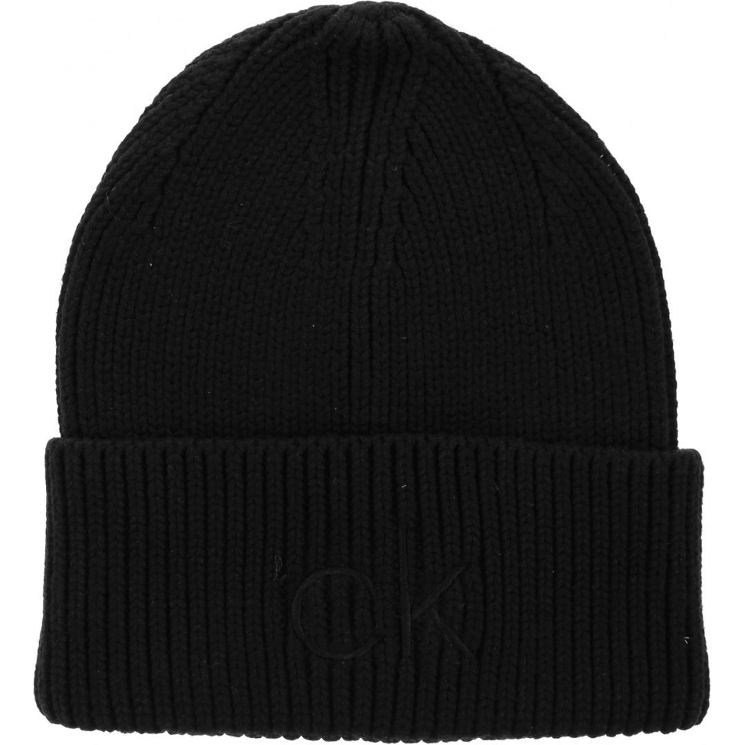 Czapka CALVIN KLEIN Beanie K60K607285 Black BAX