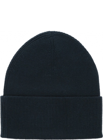 Granatowa Czapka TOMMY HILFIGER Essential Knit Beanie AW0AW08885 CJM
