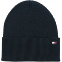 Granatowa Czapka TOMMY HILFIGER Essential Knit Beanie AW0AW08885 CJM