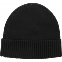 Czarna Czapka Zimowa TOMMY HILFIGER Pima Cotton Beanie AM0AM06573 BDS