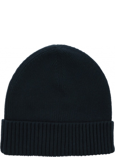 Granatowa Czapka Zimowa TOMMY HILFIGER Pima Cotton Beanie AM0AM06573 DW5