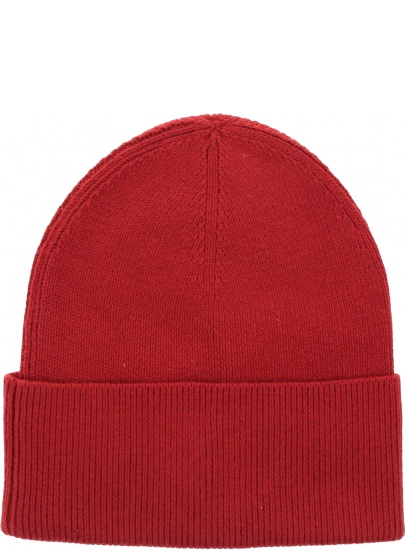 Czerwona Czapka TOMMY HILFIGER Essential Knit Beanie AW0AW08885 XMP