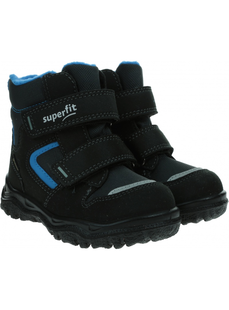Czarne Śniegowce SUPERFIT Husky 1-000047-0000