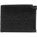 Portfel Męski CALVIN KLEIN Bifold 5Cc 2In 1 Mono K50K506123 BAX 1